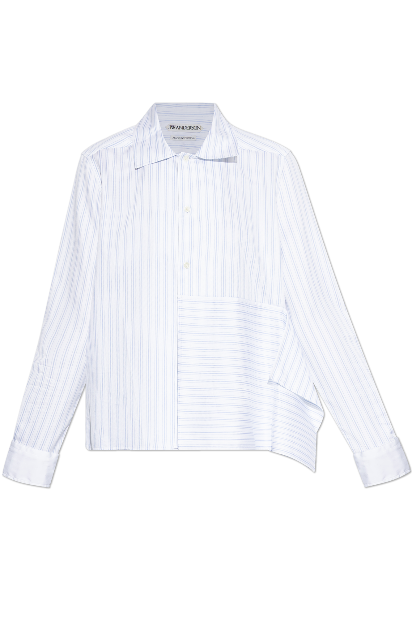 JW Anderson Asymmetrical striped pattern shirt | Women's | Vitkac